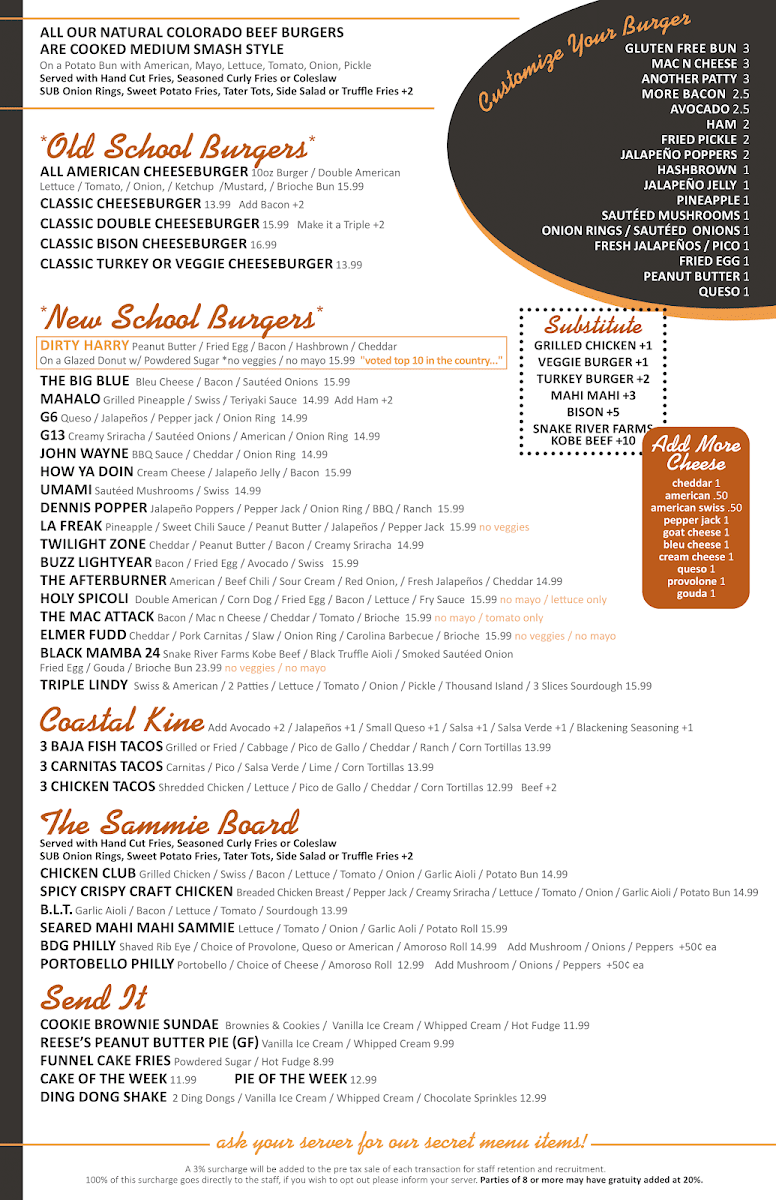 Back Door Grill Menu - Image 3